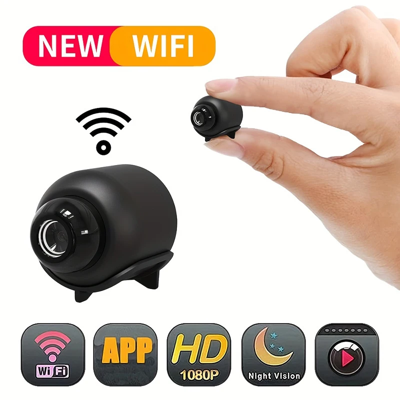 Nueva Mini cámara X5 1080P visión nocturna clara cámaras Premium portátiles ligeras detección de movimiento cámara de vigilancia WiFi inalámbrica